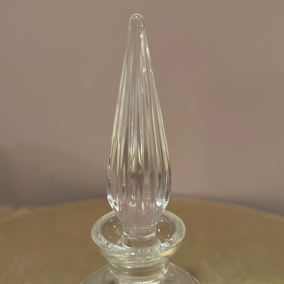 Waterford Crystal Lismore Round Perfume Bottle & Stopper Signed - Picture 4 of 15